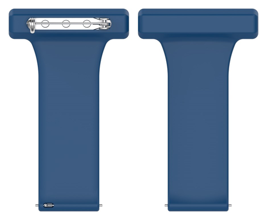 Universeel Smartwatch 22MM Siliconen Dames Verpleegkundige Band - Blauw afbeelding 6