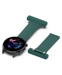 Universeel Smartwatch 22MM Siliconen Dames Verpleegkundige Band - Groen