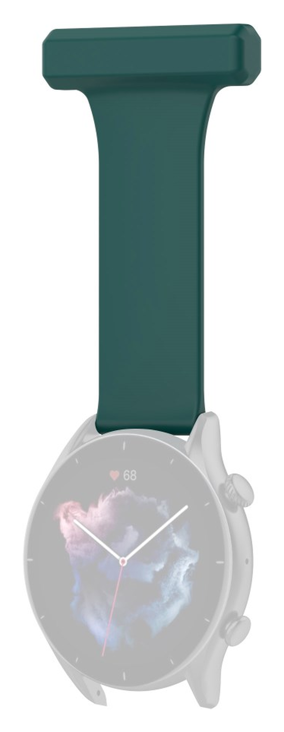 Universeel Smartwatch 22MM Siliconen Dames Verpleegkundige Band - Groen afbeelding 2