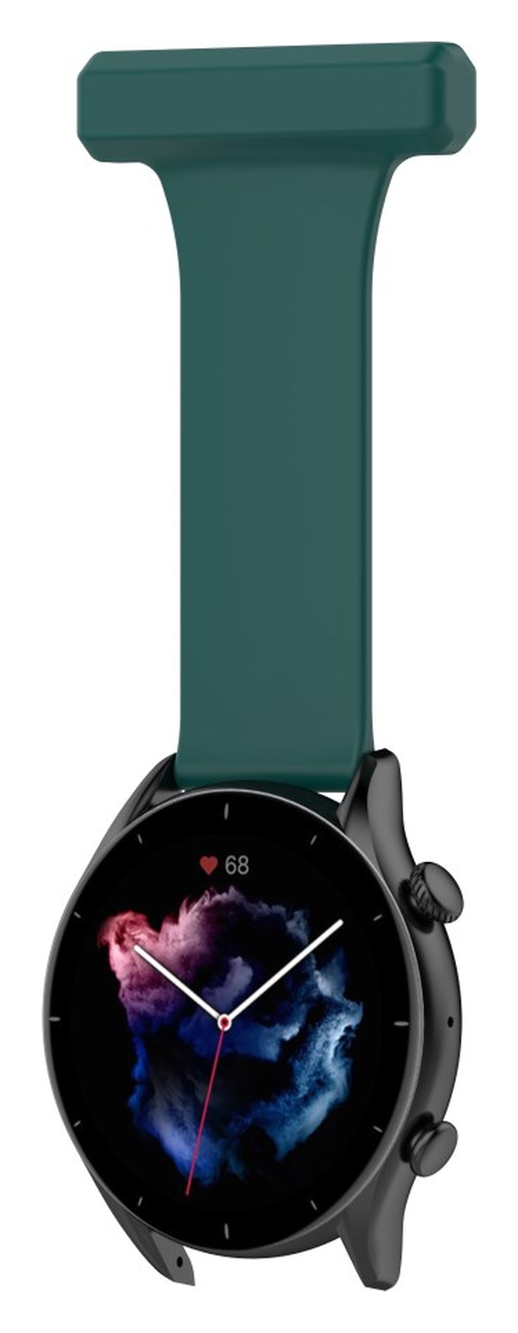 Universeel Smartwatch 22MM Siliconen Dames Verpleegkundige Band - Groen afbeelding 3