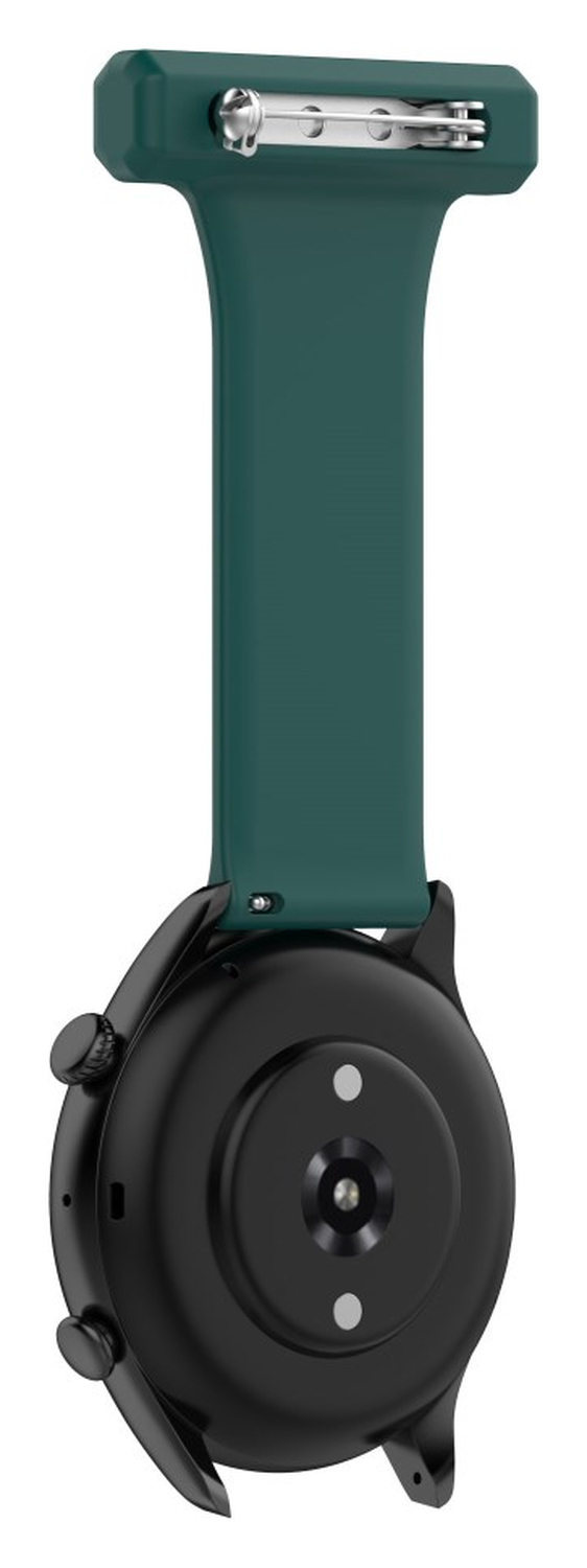 Universeel Smartwatch 22MM Siliconen Dames Verpleegkundige Band - Groen afbeelding 4