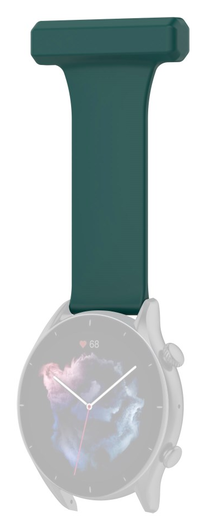 Universeel Smartwatch 22MM Siliconen Dames Verpleegkundige Band - Groen afbeelding 2