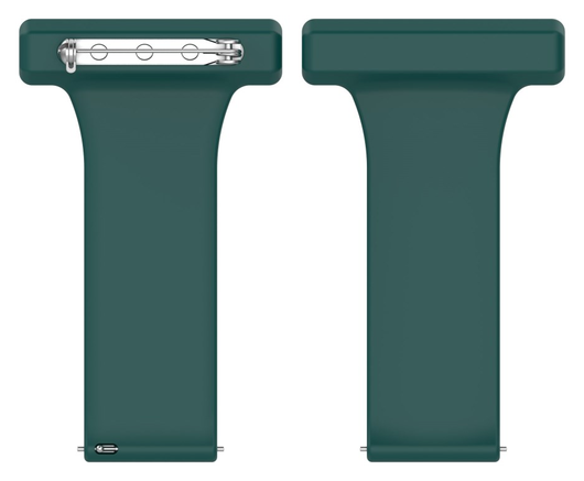 Universeel Smartwatch 22MM Siliconen Dames Verpleegkundige Band - Groen afbeelding 6