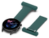 Universeel Smartwatch 22MM Siliconen Dames Verpleegkundige Band - Groen