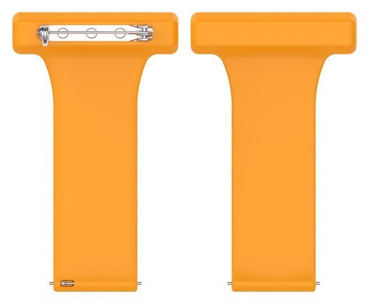 Universeel Smartwatch 22MM Siliconen Dames Verpleegkundige Band - Geel afbeelding 6