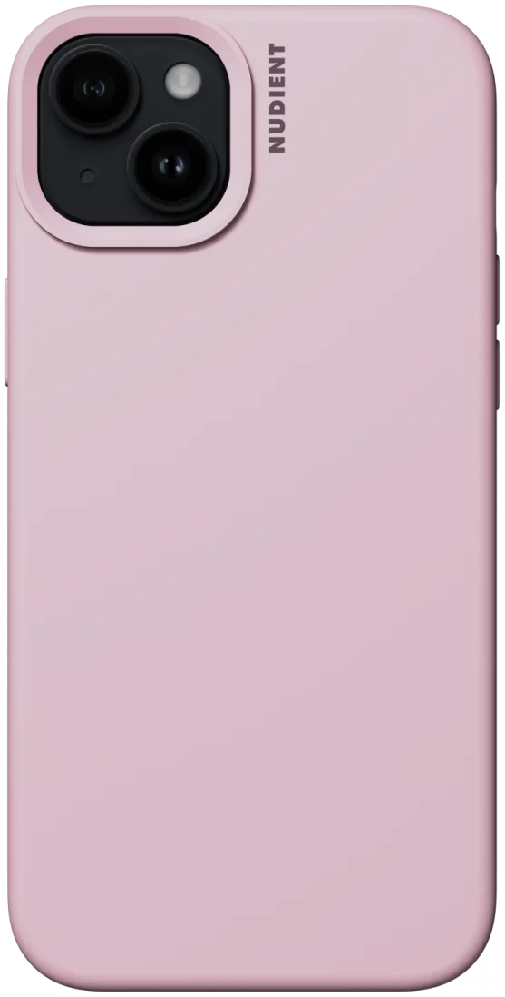 Nudient Base Case Apple iPhone 15 Plus Hoesje Siliconen Baby Pink afbeelding 1