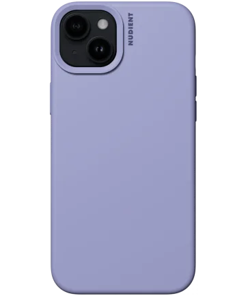 Nudient Base Case Apple iPhone 15 Plus Hoesje Siliconen Soft Purple Hoesjes