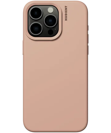 Nudient Base Case Apple iPhone 15 Pro Max Hoesje Peach Orange Hoesjes