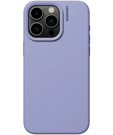 Nudient Base Case Apple iPhone 15 Pro Hoesje Siliconen Purple Hoesjes