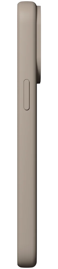 Nudient Base Case Apple iPhone 15 Pro Hoesje Siliconen Stone Beige afbeelding 2