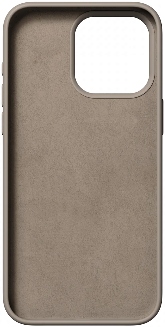 Nudient Base Case Apple iPhone 15 Pro Hoesje Siliconen Stone Beige afbeelding 3