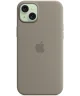 Origineel Apple iPhone 15 Plus Hoesje Silicone Case Klei