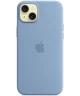 Origineel Apple iPhone 15 Plus Hoesje Silicone Case Winter Blauw