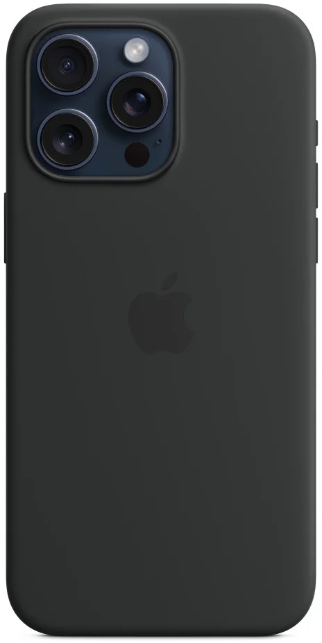 Origineel Apple iPhone 15 Pro Max Hoesje Silicone Case Zwart afbeelding 2