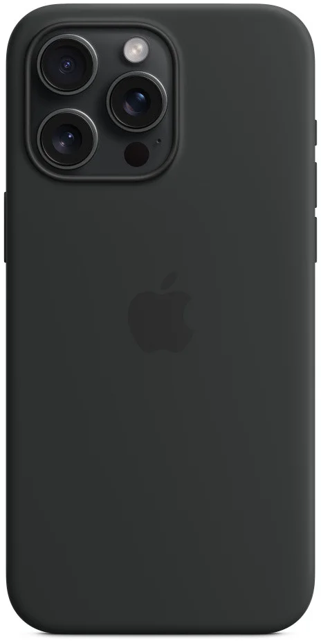 Origineel Apple iPhone 15 Pro Max Hoesje Silicone Case Zwart afbeelding 4