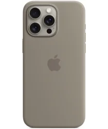 Origineel Apple iPhone 15 Pro Max Hoesje Silicone Case Klei