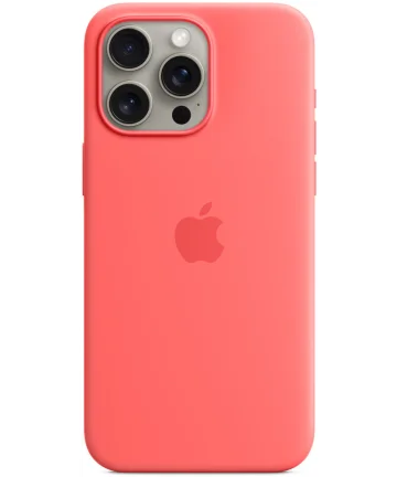 Origineel Apple iPhone 15 Pro Max Hoesje Silicone Case Guave Hoesjes