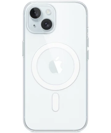 Origineel Apple iPhone 15 Hoesje MagSafe Clear Case Transparant Hoesjes