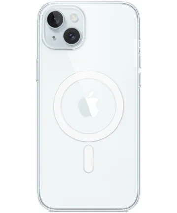 Origineel Apple iPhone 15 Plus Hoesje MagSafe Clear Case Transparant Hoesjes