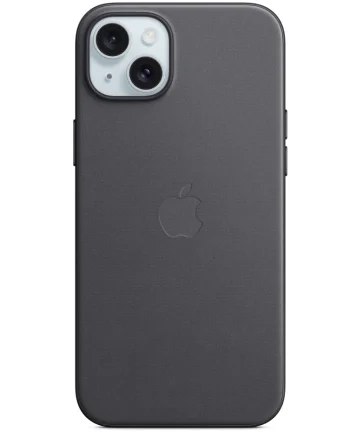 Origineel Apple iPhone 15 Hoesje MagSafe FineWoven Case Zwart Hoesjes