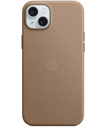 Origineel Apple iPhone 15 Hoesje MagSafe FineWoven Case Taupe Hoesjes