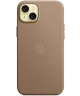 Origineel Apple iPhone 15 Hoesje MagSafe FineWoven Case Taupe
