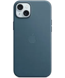 Origineel Apple iPhone 15 Hoesje MagSafe FineWoven Case Oceaan Blauw