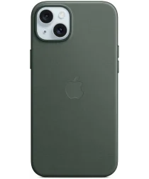 Origineel Apple iPhone 15 Hoesje MagSafe FineWoven Case Evergreen