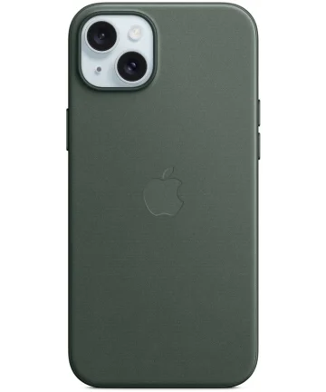 Origineel Apple iPhone 15 Hoesje MagSafe FineWoven Case Evergreen Hoesjes