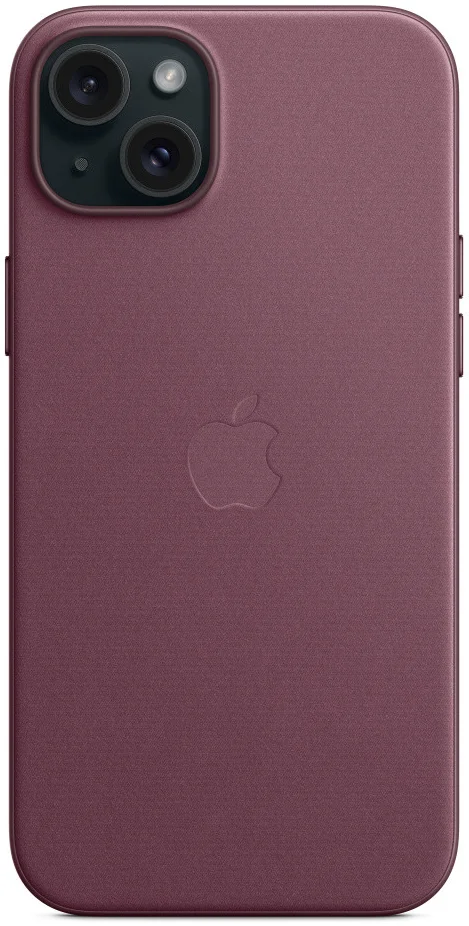 Origineel Apple iPhone 15 Plus Hoesje FineWoven Case Moerbei afbeelding 5