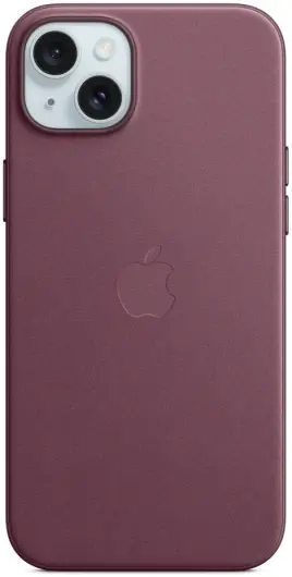 Origineel Apple iPhone 15 Plus Hoesje FineWoven Case Moerbei afbeelding 1