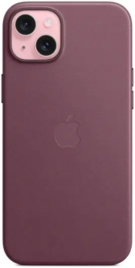 Origineel Apple iPhone 15 Plus Hoesje FineWoven Case Moerbei afbeelding 2