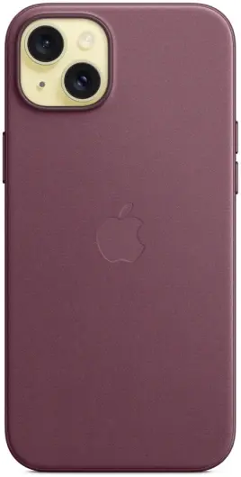 Origineel Apple iPhone 15 Plus Hoesje FineWoven Case Moerbei afbeelding 3