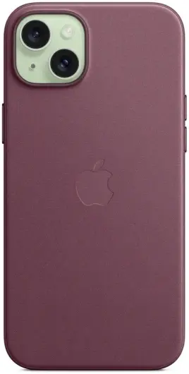 Origineel Apple iPhone 15 Plus Hoesje FineWoven Case Moerbei afbeelding 4
