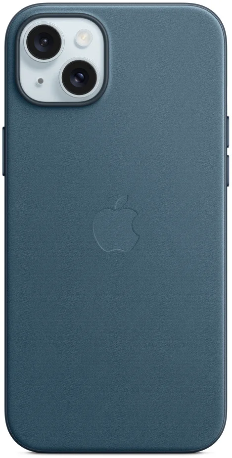Origineel Apple iPhone 15 Plus Hoesje FineWoven Case Oceaan Blauw afbeelding 1