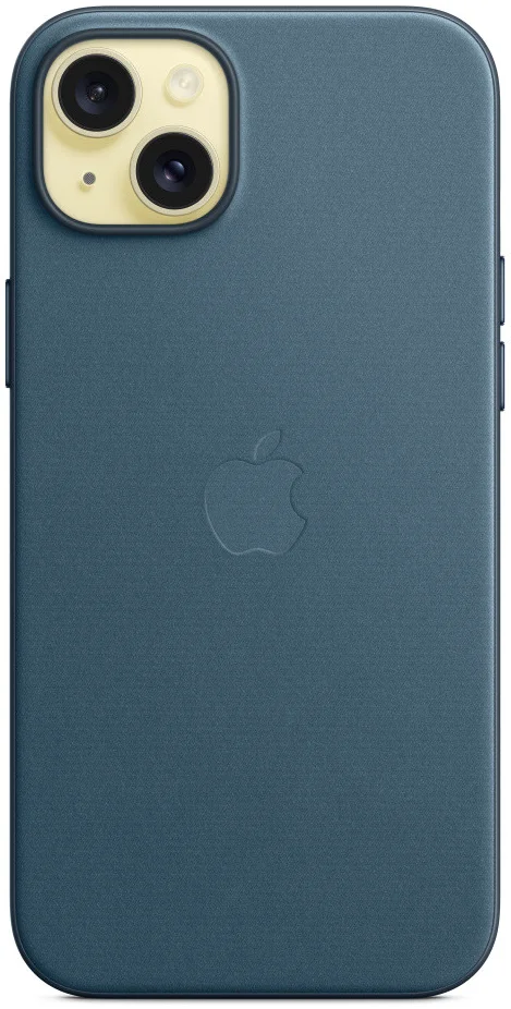 Origineel Apple iPhone 15 Plus Hoesje FineWoven Case Oceaan Blauw afbeelding 3