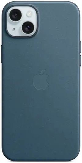 Origineel Apple iPhone 15 Plus Hoesje FineWoven Case Oceaan Blauw afbeelding 1