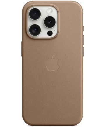 Origineel Apple iPhone 15 Pro Hoesje FineWoven Case Taupe Hoesjes