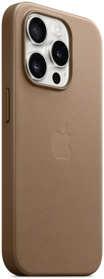 Origineel Apple iPhone 15 Pro Hoesje FineWoven Case Taupe afbeelding 2