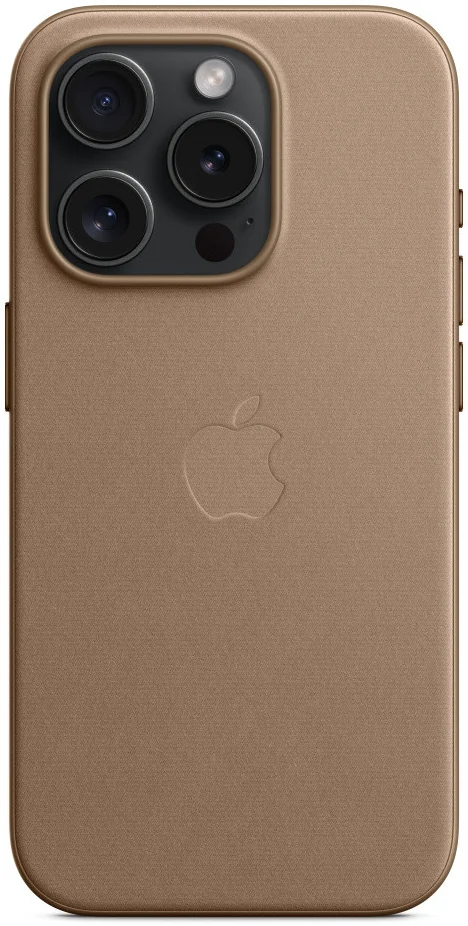 Origineel Apple iPhone 15 Pro Hoesje FineWoven Case Taupe afbeelding 4