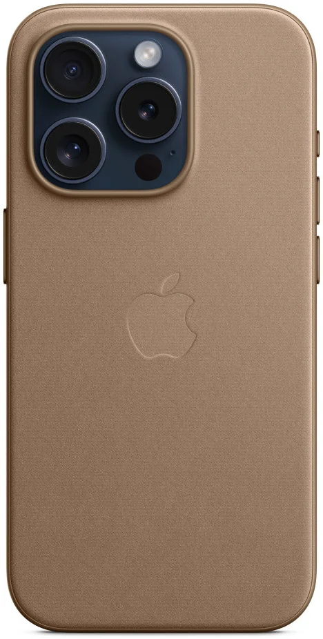 Origineel Apple iPhone 15 Pro Hoesje FineWoven Case Taupe afbeelding 6