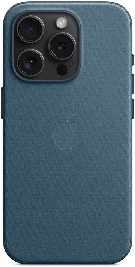 Origineel Apple iPhone 15 Pro Hoesje FineWoven Case Oceaan Blauw afbeelding 4