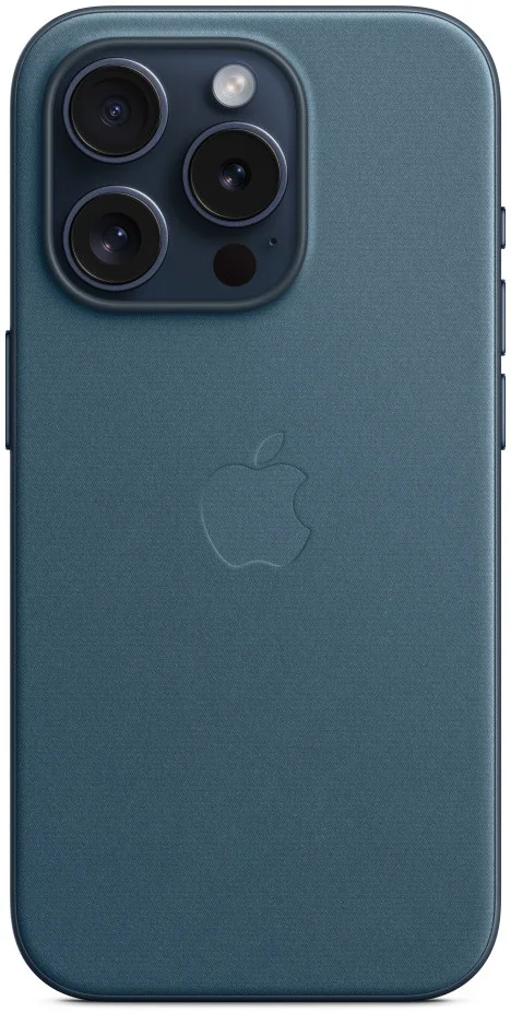 Origineel Apple iPhone 15 Pro Hoesje FineWoven Case Oceaan Blauw afbeelding 6