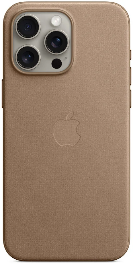 Origineel Apple iPhone 15 Pro Max Hoesje FineWoven Case Taupe afbeelding 1