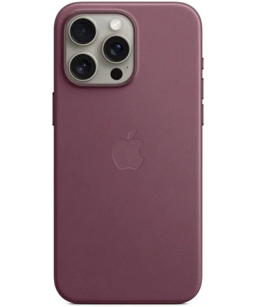 Origineel Apple iPhone 15 Pro Max Hoesje FineWoven Case Moerbei Hoesjes