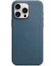 Origineel Apple iPhone 15 Pro Max Hoesje FineWoven Case Oceaan Blauw