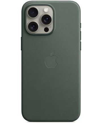 Origineel Apple iPhone 15 Pro Max Hoesje FineWoven Case Evergreen Hoesjes