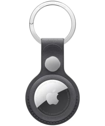 Origineel Apple AirTag Sleutelhanger Hoes FineWoven met Haak Zwart Hoesjes