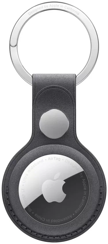 Origineel Apple AirTag Sleutelhanger Hoes FineWoven met Haak Zwart afbeelding 1