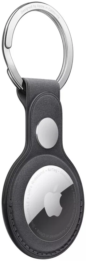Origineel Apple AirTag Sleutelhanger Hoes FineWoven met Haak Zwart afbeelding 2